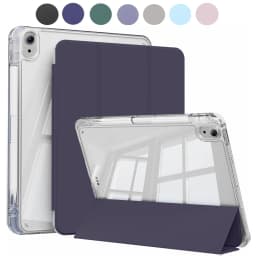 Crystal Clear Case For iPad 5 6 7 8 9 10 11 Air 11 13 inch /Mini 6th 7th gen /Pro 11 12.9 (3rd/4th/5th/6th gen) with pen holder