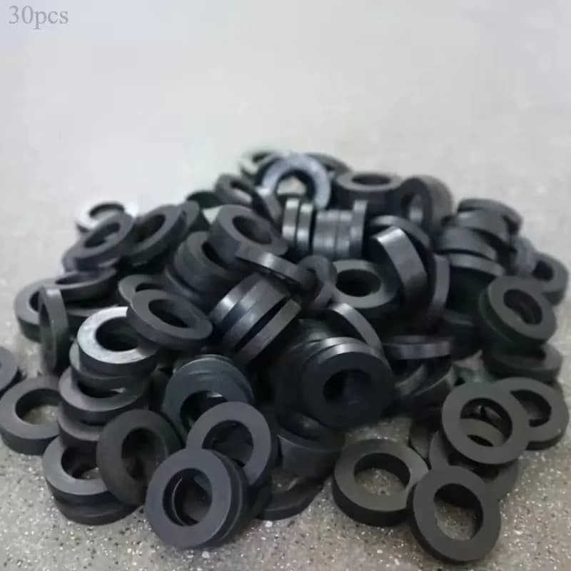 30Pcs rubber O-ring set-suitable for bellows, shower hose, faucet, water heater and regulating valve