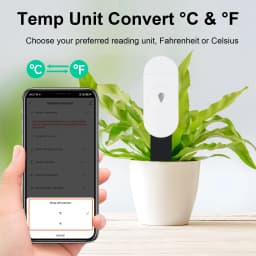 Tuya Zigbee Temperature Humidity Moisture Detector Smart Soil Tester Moisture Sensor Phone App RealTime Monitor for Home Garden