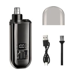 Rechargeable Nose Hair Trimmer and Facial Hair Remover for Men Nose Hair Shaver for Nasal Clearance - Portable Grooming Tool for
