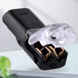 10/20/30/50/100 Pcs D2 Waterproof Plug Wire Connector 2 Pin Way Cable Plug Car Electric Wire Snap Connectors Strip Terminal