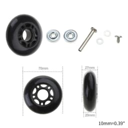 1 Pc Universal Suitcase Wheel Trolley Travel Flexible Mute Luggage Suitcase Swivel Wheel Replacement Repair Accessory