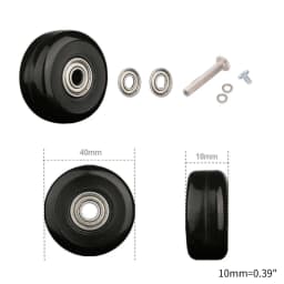 1 Pc Universal Suitcase Wheel Trolley Travel Flexible Mute Luggage Suitcase Swivel Wheel Replacement Repair Accessory
