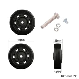 1 Pc Universal Suitcase Wheel Trolley Travel Flexible Mute Luggage Suitcase Swivel Wheel Replacement Repair Accessory