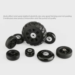 1 Pc Universal Suitcase Wheel Trolley Travel Flexible Mute Luggage Suitcase Swivel Wheel Replacement Repair Accessory