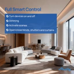 Shelly BLU RC Button 4 ZB Zigbee Remote Control Smart Light Switch Bluetooth Work With Home Assistant Multiclick Action Trigger