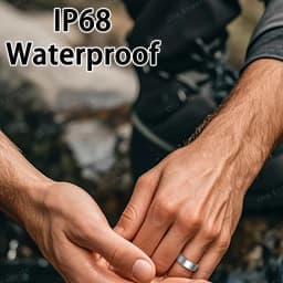 Smart Ring Bluetooth Call Heart Rate Blood Pressure Monitor Men Womenes Smartring 5ATM Waterproof Health Multi Sports Ring HT30