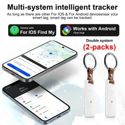 1/2/4Pack dual-system (compatible with iPhone/Android) Air Tracker smart tracker, designed to prevent the loss of valuable items