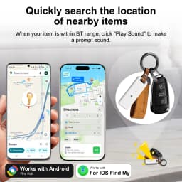 1/2/4Pack dual-system (compatible with iPhone/Android) Air Tracker smart tracker, designed to prevent the loss of valuable items