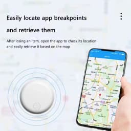 Lenovo New Bluetooth Smart GPS Tracker Anti-Lost Reminder Device Elderly Kid Bags Finder Air Tag Apple Android Tracking Locator