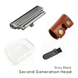 Whityle 22T Second Generation Safety Razor Advanced Double Shaving System Shaver for Man with Glide Roller Shave M5 Head Design