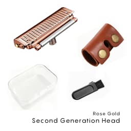 Whityle 22T Second Generation Safety Razor Advanced Double Shaving System Shaver for Man with Glide Roller Shave M5 Head Design