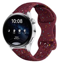 18mm 20mm 22mm Silicone Strap for Garmin Venu 4 3 3s Sq 2 Plus/Active 6/5 Breathable Bracelet for Garmin Forerunner 570/165/265S