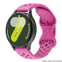 18mm 20mm 22mm Silicone Strap for Garmin Venu 4 3 3s Sq 2 Plus/Active 6/5 Breathable Bracelet for Garmin Forerunner 570/165/265S