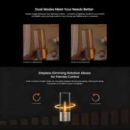 Yeelight Rechargeable Candle Light LED Night Light Ambience Light Stepless Dimming Bedroom Light Smart Portable Decorative Light