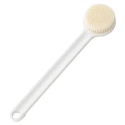 Long Handle Back Scrubber Bath Brush Soft Bristle Exfoliating Shower Brush with Hanging Hole Body Cleansing Tool for Bathroom