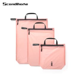 Waterproof Storage Pouch with Zipper Handle for Clothes Shoes Accessories Portable Organizer for Travel Sports Hiking