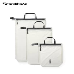 Waterproof Storage Pouch with Zipper Handle for Clothes Shoes Accessories Portable Organizer for Travel Sports Hiking