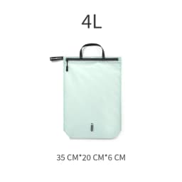Waterproof Storage Pouch with Zipper Handle for Clothes Shoes Accessories Portable Organizer for Travel Sports Hiking