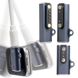 Bone Conduction Headphone Charging Adapter Indicator Light Aluminium Alloy Type-C to 7.62 2/4 Pin Converter Stable Safe