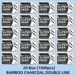 1000/600/300/150/50PCS - Ultra Fine Bamboo Charcoal Dental Floss Stick - Clean the Gaps Between Teeth - Oral Care Tool
