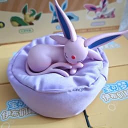 Hot Sale Pkm Eevee Sleeping Position Series Blind Box Sylveon Umbreon Flareon Jolteon Anime Desktop Decoration Model Toy Gift
