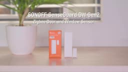 SONOFF SNZB-04PR2 SenseGuard DW Gen2 Zigbee Door/Window Sensor Active Security With Tamper Alerts Matter Bridge Via Apple Home