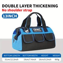 Multi bag electrician storage bag, multifunctional tool kit, thickened large capacity, waterproof and wear-resistant