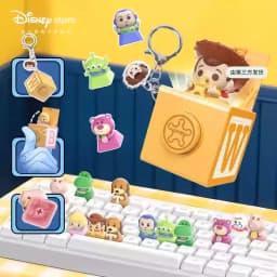 TOPTOY Toy Story Crazy Keychain - Blind Box Collectible Figure Keycaps, Stress Relief Toy Gift