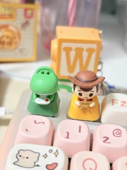TOPTOY Toy Story Crazy Keychain - Blind Box Collectible Figure Keycaps, Stress Relief Toy Gift