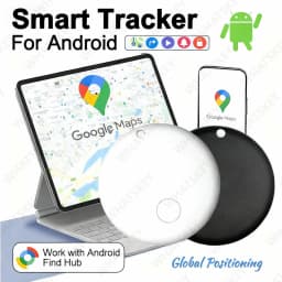 1/2/3/4pcs Android Mini Car Locator Anti-lost Google Find My Wallet Keychain Smart Tag Bluetooth Tracker Key Item Finder Positi