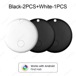 1/2/3/4pcs Android Mini Car Locator Anti-lost Google Find My Wallet Keychain Smart Tag Bluetooth Tracker Key Item Finder Positi