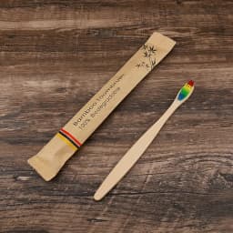 5-30pcs Bamboo Toothbrushes Soft Bristles Toothbrush Eco Friendly Biodegradable Wooden Handle Teeth Whitening Brush