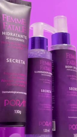 Body Splash Femme Fat Secret 160ml-Porán-Fragrance Raspberry Chamomile