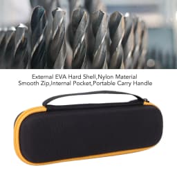 Heavy Duty EVA Hard Shell Handle Storage Box Screwdriver Case Fit for DWHT66719 Cordless Screwdriver with Internal Pockets Carry