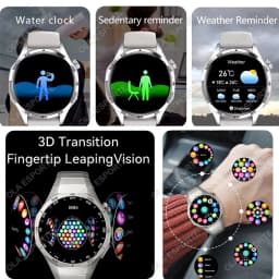Global Version Watch 5 Pro Smart Watch 1.53inches  AMOLED Display Screen GPS Sports Tracker Smartwatch Men Women For Android IOS