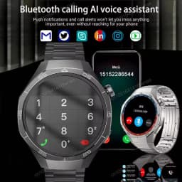 Global Version Watch 5 Pro Smart Watch 1.53inches  AMOLED Display Screen GPS Sports Tracker Smartwatch Men Women For Android IOS