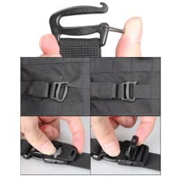 2Pcs Tactical Molle Backpack Straps Lengthen Adjustable Fastening Strap Molle Pack Buckle Straps Outdoor Backpack Accessories