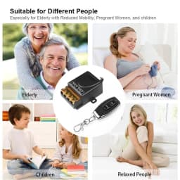 RF433Mhz 30A Wireless Remote Control On OFF Switch AC 75-220V DC 9-72V Transmitter For Water Pump Motor LED Electric Appliance