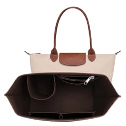 Felt Insert Bag Fits For Longchamp Handbag Liner Bag Felt Cloth Makeup Bag Support Travel Portable Insert Purse Organizer