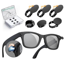 Upgraded Matte Glasses Protector LED Light Cover For Smart Glaasses Gen1/2 Accessories Light Dimming Blocker Cover
