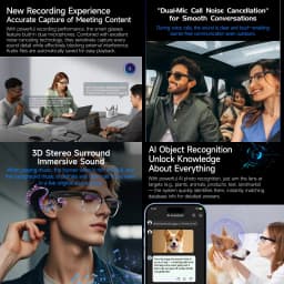 2026 New AIl Smart Glasses 4K 8MP HD Camera Video 1080P 100+ LanguagesTranslation WiFi Sunglasses Bluetooth Call Music Men Women