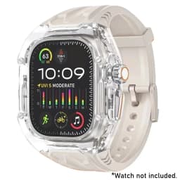 Transparent Mod Kit for Apple Watch Ultra 3 2 49mm 45 44 41mm For IWatch Series 11 10 9 8 7 6 5 4 SE Case Strap DIY Accessories