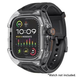 Transparent Mod Kit for Apple Watch Ultra 3 2 49mm 45 44 41mm For IWatch Series 11 10 9 8 7 6 5 4 SE Case Strap DIY Accessories