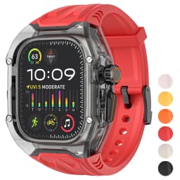 Transparent Mod Kit for Apple Watch Ultra 3 2 49mm 45 44 41mm For IWatch Series 11 10 9 8 7 6 5 4 SE Case Strap DIY Accessories