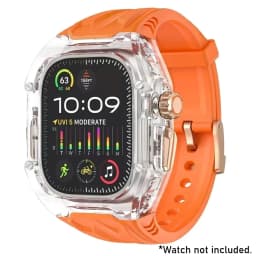 Transparent Mod Kit for Apple Watch Ultra 3 2 49mm 45 44 41mm For IWatch Series 11 10 9 8 7 6 5 4 SE Case Strap DIY Accessories