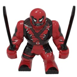 Blind Box Mini Building Blocks PG1805 Figures Big Goblin Spiderman Iron Man Venom Captain Hawk Deadpool Armor Christmas Gift Toy