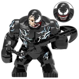 Blind Box Mini Building Blocks PG1805 Figures Big Goblin Spiderman Iron Man Venom Captain Hawk Deadpool Armor Christmas Gift Toy