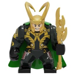 Blind Box Mini Building Blocks PG1805 Figures Big Goblin Spiderman Iron Man Venom Captain Hawk Deadpool Armor Christmas Gift Toy