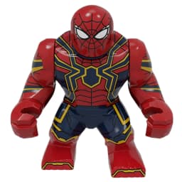 Blind Box Mini Building Blocks PG1805 Figures Big Goblin Spiderman Iron Man Venom Captain Hawk Deadpool Armor Christmas Gift Toy